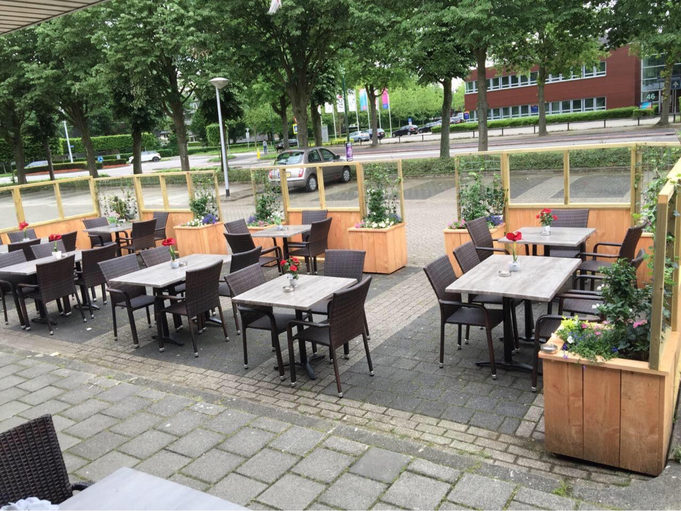 Het terras van Sint Maria